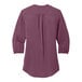 A back view of a purple Port Authority short sleeve blouse.