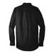 A Port Authority unisex long sleeve black dress shirt.