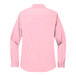 A light pink Port Authority ladies' long sleeve poplin shirt.