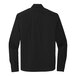 A Mercer+Mettle unisex deep black long sleeve dress shirt.