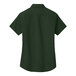 A dark green Port Authority short sleeve dress shirt for women.