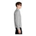 A man wearing a Mercer+Mettle gray dress shirt.