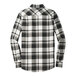 A Port Authority black and white plaid flannel shirt.