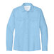 A light blue Port Authority short sleeve shirt.