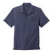 A Port Authority unisex short sleeve staff shirt in true navy with a pocket.