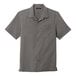 A Port Authority graphite short sleeve staff shirt.