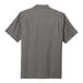 A back view of a graphite Port Authority staff shirt.
