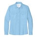 A light blue Port Authority shirt with short sleeves.