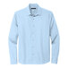 A Mercer+Mettle unisex light blue long sleeve dress shirt.