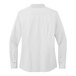 A white Brooks Brothers long sleeve pinpoint stretch dress shirt.