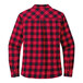 A red and black Port Authority buffalo check flannel shirt.
