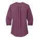 A back view of a purple Port Authority short sleeve blouse.