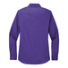 A purple and light stone Port Authority ladies' long sleeve poplin dress shirt.