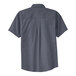 A back view of a Port Authority steel gray and light stone short sleeved dress shirt.