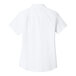 The back of a Port Authority women's white short sleeve dress shirt.