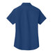 A Port Authority royal blue and classic navy short sleeve dress shirt for women.