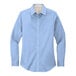 A light blue Port Authority long sleeved shirt.