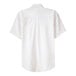 A white Port Authority short sleeve dress shirt on a hanger.