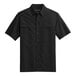 A black Port Authority short sleeve shirt with buttons.