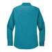 A teal green Port Authority ladies' long sleeve poplin shirt.