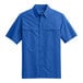 A Port Authority unisex true royal short sleeve shirt.