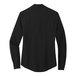 A Mercer+Mettle women's black stretch crepe camp blouse with long sleeves.