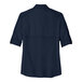 A back view of a navy blue Port Authority short sleeve shirt.