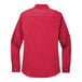 A red Port Authority women's long sleeve dress shirt.