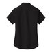 A Port Authority black and light stone short sleeve dress shirt for women.