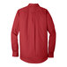 A Port Authority rich red long sleeve poplin dress shirt.