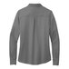 A Brooks Brothers shadow gray long sleeve full-button blouse.