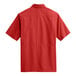 A Port Authority rich red short sleeve shirt.