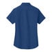 A Port Authority royal blue short sleeve dress shirt for women.