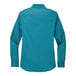 A teal green Port Authority ladies' long sleeve poplin shirt.