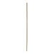 A long wooden pole with a white top.