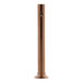 A Hanson Heat Lamps copper and brass countertop heat lamp with a metal base.