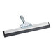 An Ettore floor squeegee with a black and silver metal handle.