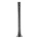 A Hanson Heat Lamps stainless steel countertop heat lamp with a black power cord and base.