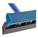 An Ettore blue squeegee with a blue handle.