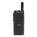 A black Motorola MOTOTRBO SL300 walkie talkie with a display.