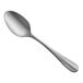 An Acopa Josette stainless steel spoon with a silver handle.