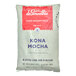 A white bag of Dr. Smoothie Cafe Essentials Kona Mocha Beverage Mix with red label.