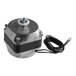 An Avantco condenser fan motor with a black cord and wires.