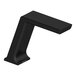A Delta hands-free matte black faucet on a counter.