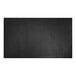 A black rectangular mat with a diamond pattern.
