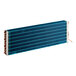 An Avantco evaporator coil with blue and white heat exchanger fins.