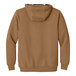 A CornerStone brown hooded sweatshirt with a black hood.