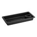 An Avantco upper condensate pan, a black rectangular tray with a hole and screws.