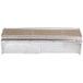 A metal rectangular burner set with wire mesh covers.