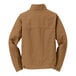 A back view of a CornerStone brown work jacket.